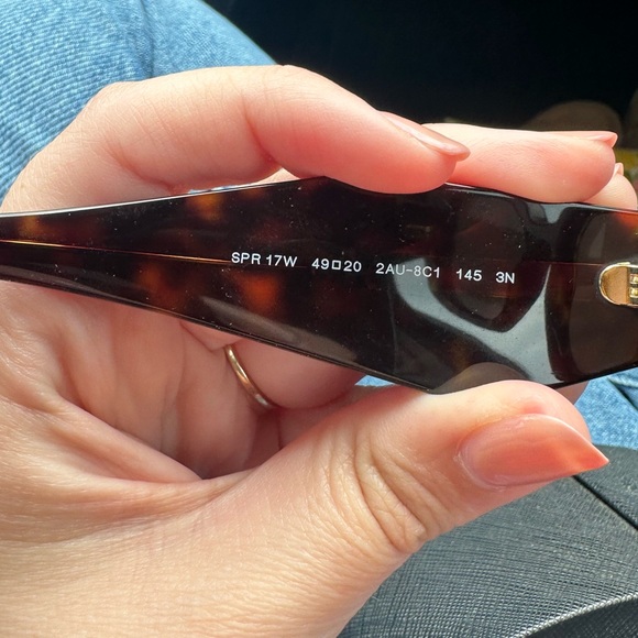 PRADA Tortious Scultoreo Narrow Sunglasses in Havana Sunglasses PR 17WS - Picture 9 of 16